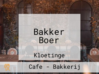 Bakker Boer