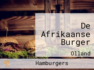 De Afrikaanse Burger